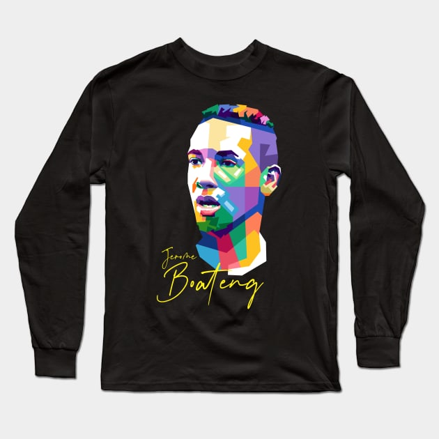 Jerome Boateng Long Sleeve T-Shirt by erikhermawann22